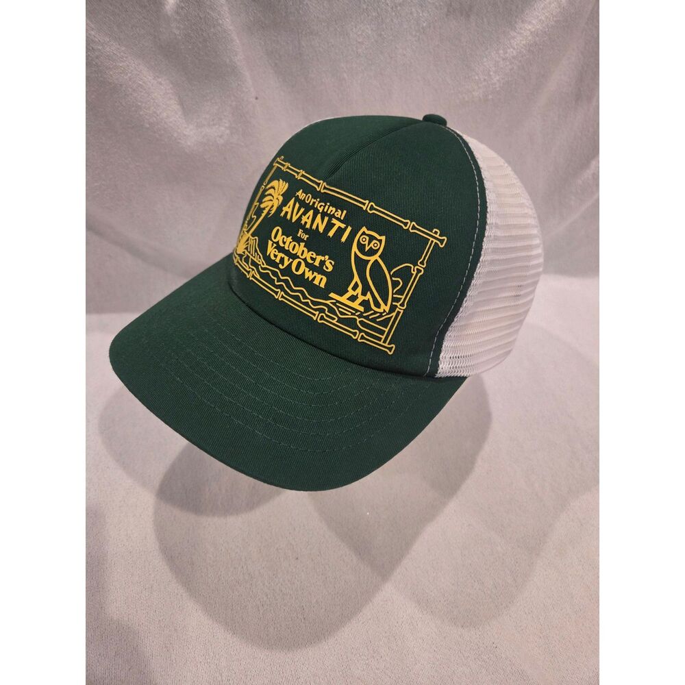 OVO x Avanti Green Trucker Hat SS21 Drake Owl Cap Rare OVO October's Very Own